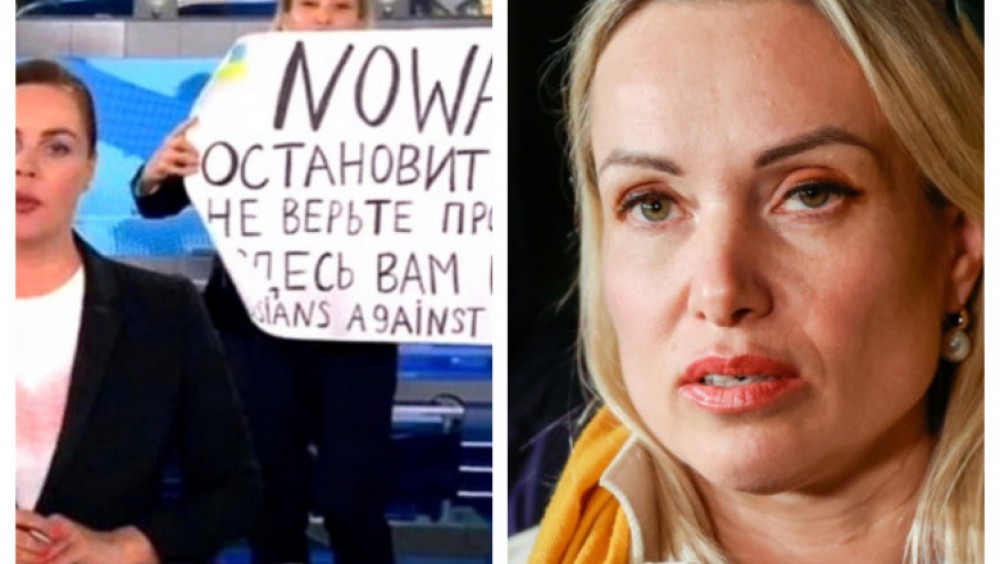 Jurnalista Marina Ovsiannikova, reținută de polițiștii ruși în timp ce-și plimba câinii: „Putin e un ucigaș”